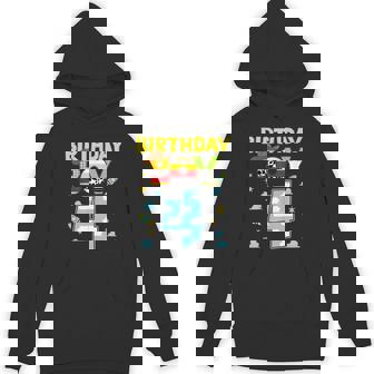 Western Family Birthday Boy 4 Cowboy 4Th Birthday Hoodie - Thegiftio