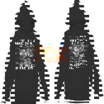 Wtf Is A Kilometer George Washington Riding Eagle Hoodie - Monsterry