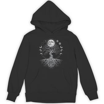 Yggdrasil Norse Tree Life Phases Viking Hoodie - Thegiftio UK