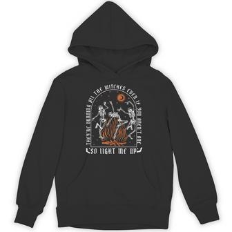 They're Burning All The Witches Spooky Witch Happy Halloween Hoodie - Monsterry