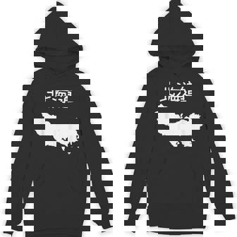 【北海道】東京都 東京 都道府県 遊び心 おもしろ 面白い ネタ 地図 シルエット 地理 癖強い お笑い 笑える 変な パーカー - Kawaiitshirt