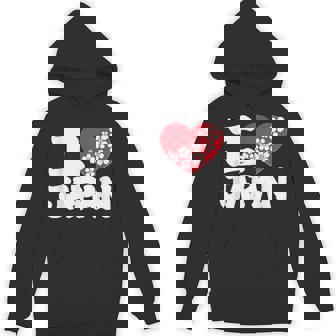 おもしろい日本の国旗 愛 日本のフランスの旗 I Love Japan Meme パーカー - Kawaiitshirt