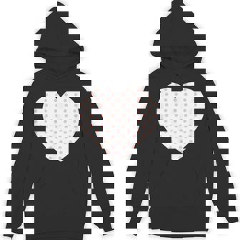 かわいいピーチピンクの水玉模様ミニマリストグラフィック。 パーカー - Kawaiitshirt