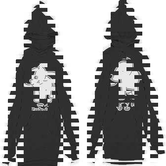 ぞうさん 象（Bタイプ）シンプル【どうぶつフレンズ】面白 動物 イラスト 長袖tシャツ パーカー - Kawaiitshirt