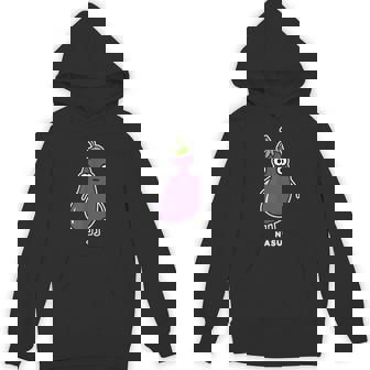 なす ナス 顔 イラスト かわいい おもしろ 面白い 簡単 シンプル ゆるい 野菜 Hoodie - Kawaiitshirt