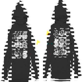 ねこ 9《ふぇいす》猫《黒・白・ハチワレ・三毛・ロシアン》【どうぶつフレンズ】顔 ゆるくて かわいい 動物 イラスト パーカー - Kawaiitshirt