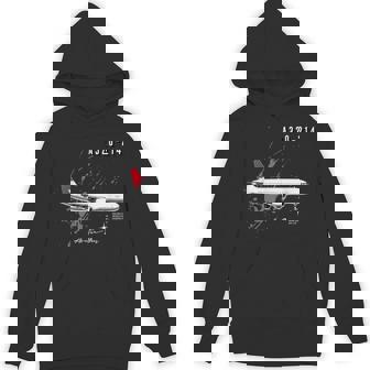 エアクラフト A320-214 パーカー - Kawaiitshirt