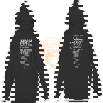 エビ 面白い人間のコスチューム レトロ エビやザリガニ Hoodie - Kawaiitshirt