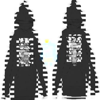 オーシャンキング シャーク ハングリーシャーク キング Eat Now Nom パーカー - Kawaiitshirt