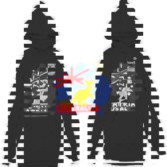 オーストラリア国旗マップ コンチネント カンガルー コアラ パーカー - Kawaiitshirt