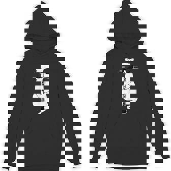 オーボエで遊ぶサングラスをかけた猫 パーカー - Kawaiitshirt