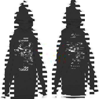 カリブ海諸島の旗と地図、カリブ海の休暇tシャツ パーカー - Kawaiitshirt