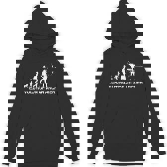 キッズ・トゥ・アーチャー エボリューション・アーチェリーの練習 パーカー - Kawaiitshirt