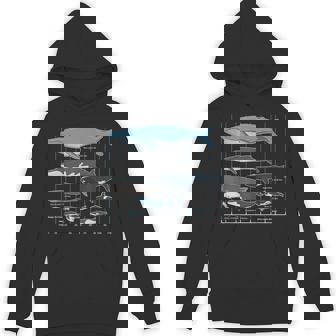 クジラの種類 Hoodie - Kawaiitshirt