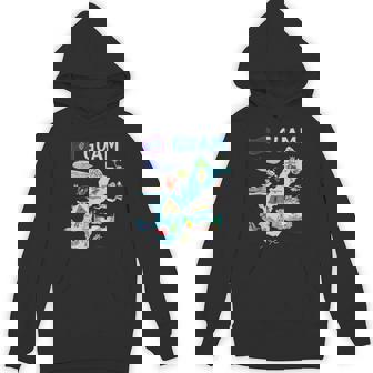 グアム、主要都市、旗、アメリカの観光名所地図 パーカー - Kawaiitshirt