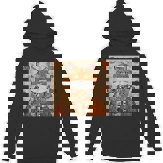 グスタフ・クリムト 幾何学模様の猫 パーカー - Kawaiitshirt