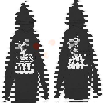 ステイ クール オーサム マウス ウェアリング サングラス 動物 ネズミ Hoodie - Kawaiitshirt