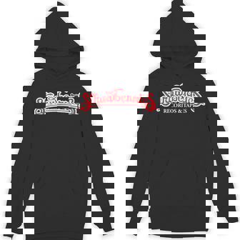 ストロベリー レコード・テープ ヴィンテージ レトロ 音楽 Hoodie - Kawaiitshirt