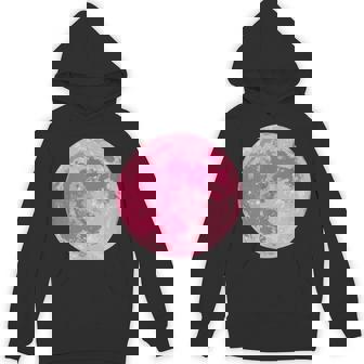 ストロベリームーンデザイン 満月 かわいいピンクムーン パーカー - Kawaiitshirt