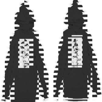 セクシーガールグラフィックtシャツ セクシーブルネットピンナップガール B&W パーカー - Kawaiitshirt