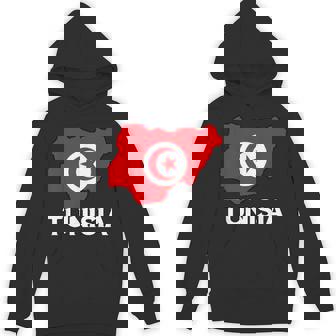 チュニジア国旗 地図 チュニジアのルーツ チュニジア プライド チュニジア パーカー - Kawaiitshirt