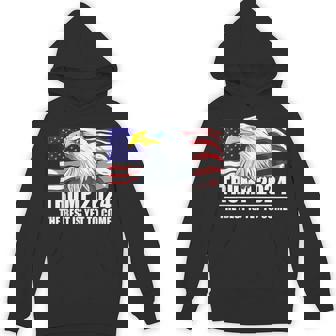 トランプ 2024年 イーグル アメリカ国旗 ドナルド・トランプ選挙 2024年 Hoodie - Kawaiitshirt
