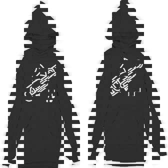 トロンボーン 音符 楽譜 音楽 楽器 パーカー - Kawaiitshirt