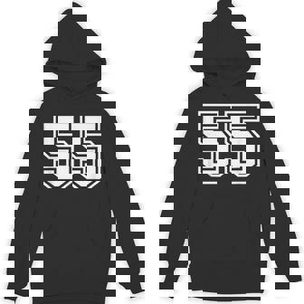 ナンバー55 スポーツジャージ ラッキーお気に入り番号 パーカー - Kawaiitshirt