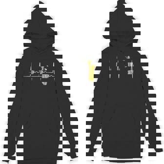 バリトンサックスハートビートekgパルスサックスサックス奏者 Hoodie - Kawaiitshirt