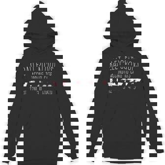 バレエダンサーギフト バレリーナ 猫による5つのポジション パーカー - Kawaiitshirt