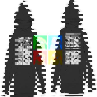 パグ 面白いtシャツ 犬 かわいい メンズ 子供 おもしろ 服 雑貨 グッズ ネタ わんこ イヌ 黒パグ Hoodie - Kawaiitshirt