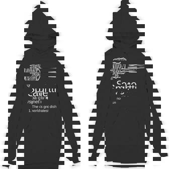 パスタ好きを意味する面白いスパゲッティ。 Hoodie - Kawaiitshirt