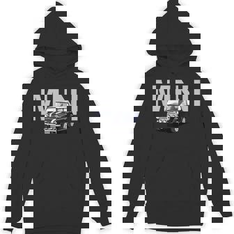 ブリティッシュクラシック スポーツカー ブルー ミニ パーカー - Kawaiitshirt