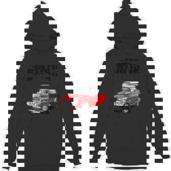 ブリティッシュクラシックカー レッド ミニスポーツカー パーカー - Kawaiitshirt