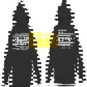 ベース ギター ドラム May The Bass Be With You ベーシスト ドラマー パーカー - Kawaiitshirt