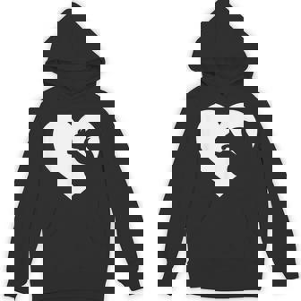 リス どんぐり 森 動物好き ハートツリー シマリス ナッツ パーカー - Kawaiitshirt