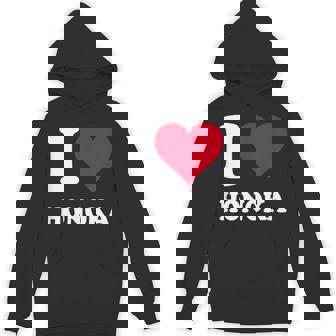 レッドハート I Love Honoka パーカー - Kawaiitshirt