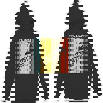 レトロトロンボーン I 吹奏楽部 I ミュージシャン I トロンボーン パーカー - Kawaiitshirt