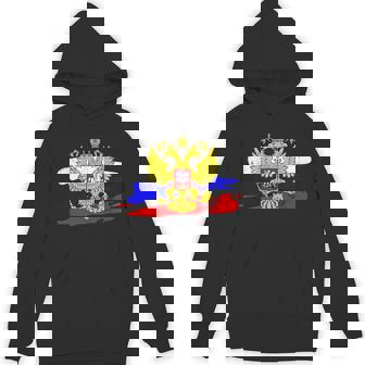 ロシア国章 ロシア国旗 イーグルエンブレム付き パーカー - Kawaiitshirt