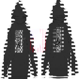 ロデオ 馬 アメリカ国旗 アメリカ カントリー カウボーイ ウェスタン Hoodie - Kawaiitshirt