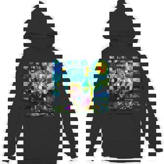 ワイン 酒 面白いtシャツ ゴッホ 星月夜 飲み おもしろ 飲み会 のんべえ メンズ 居酒屋 ネタ パーカー - Kawaiitshirt