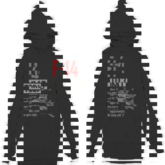 ヴィンテージf-14トムキャット戦闘機ジェット軍事航空ギフト パーカー - Kawaiitshirt