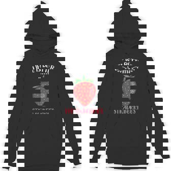 人生はイチゴとベターです Hoodie - Kawaiitshirt