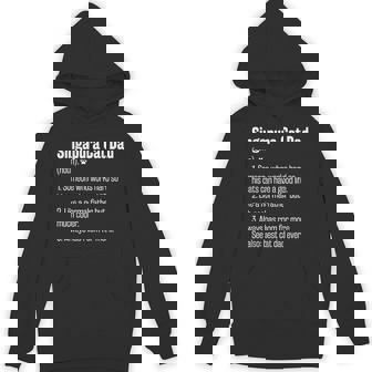 史上最高のシンガプーラ猫お父さん定義面白い猫好き パーカー - Kawaiitshirt