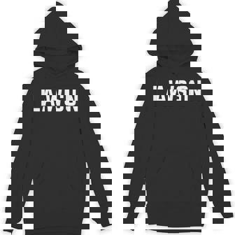 名 ローソン テキスト アパレル クラウン ホワイト テキスト Hoodie - Kawaiitshirt