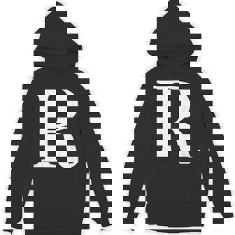 名前入り アルファベット イニシャル文字 R ギフト パーカー - Kawaiitshirt