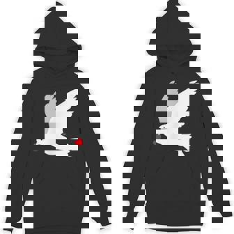 平和への愛を込めた白い鳩 パーカー - Kawaiitshirt