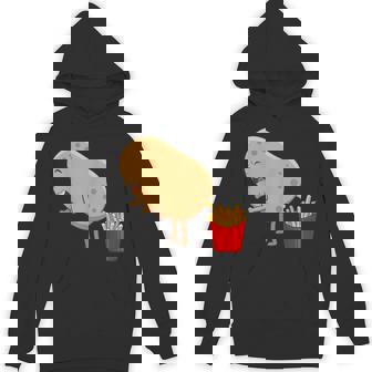 愉快なフライドポテト食べ物デザイン 男女兼用 パーカー - Kawaiitshirt