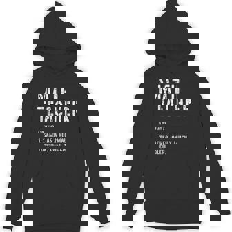 数学先生 定義シャツ 学校の初日 パーカー - Kawaiitshirt