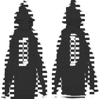 文字d アルファベットモノグラム イニシャル。 パーカー - Kawaiitshirt